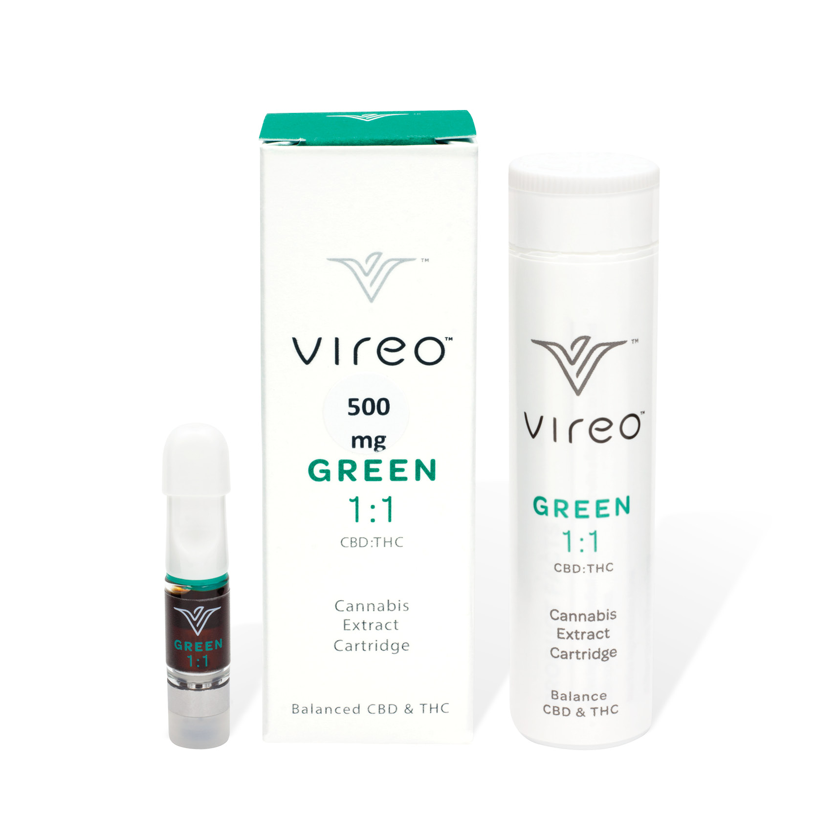 Vireo Green Vaporizer Cartridge 500mg