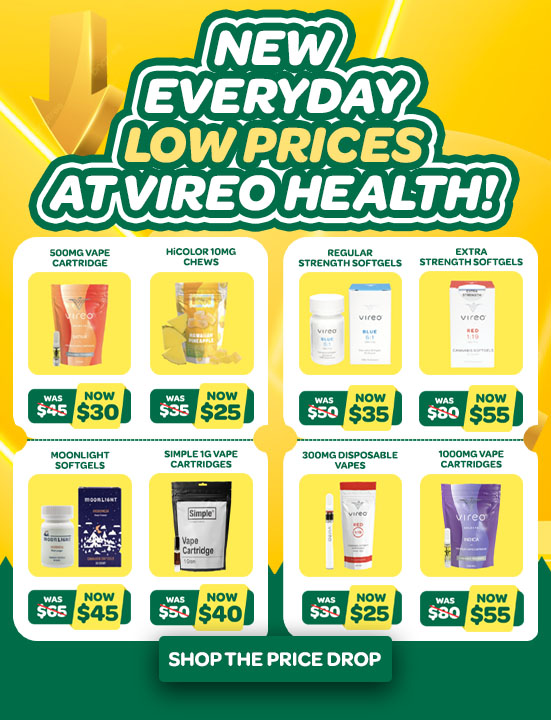 New Everyday Low Prices at Vireo Health!