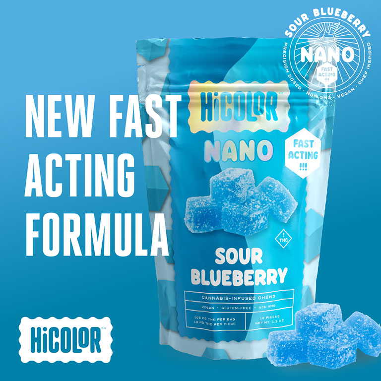 Sour Blueberry Nano THC Gummies